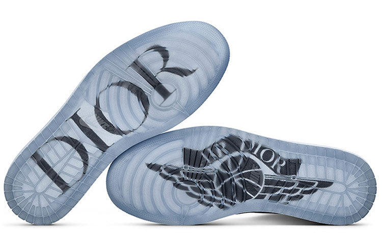 Air Jordan 1 High OG x Dior White Wolf Grey
