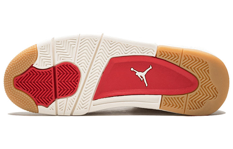 Levi's x Air Jordan 4 Retro White Denim Sneakers