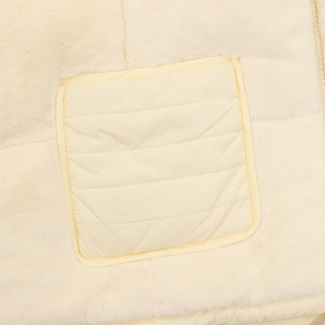 Moncler Arques Women's Box-Quilted Down Vest - Ivory - detail 3