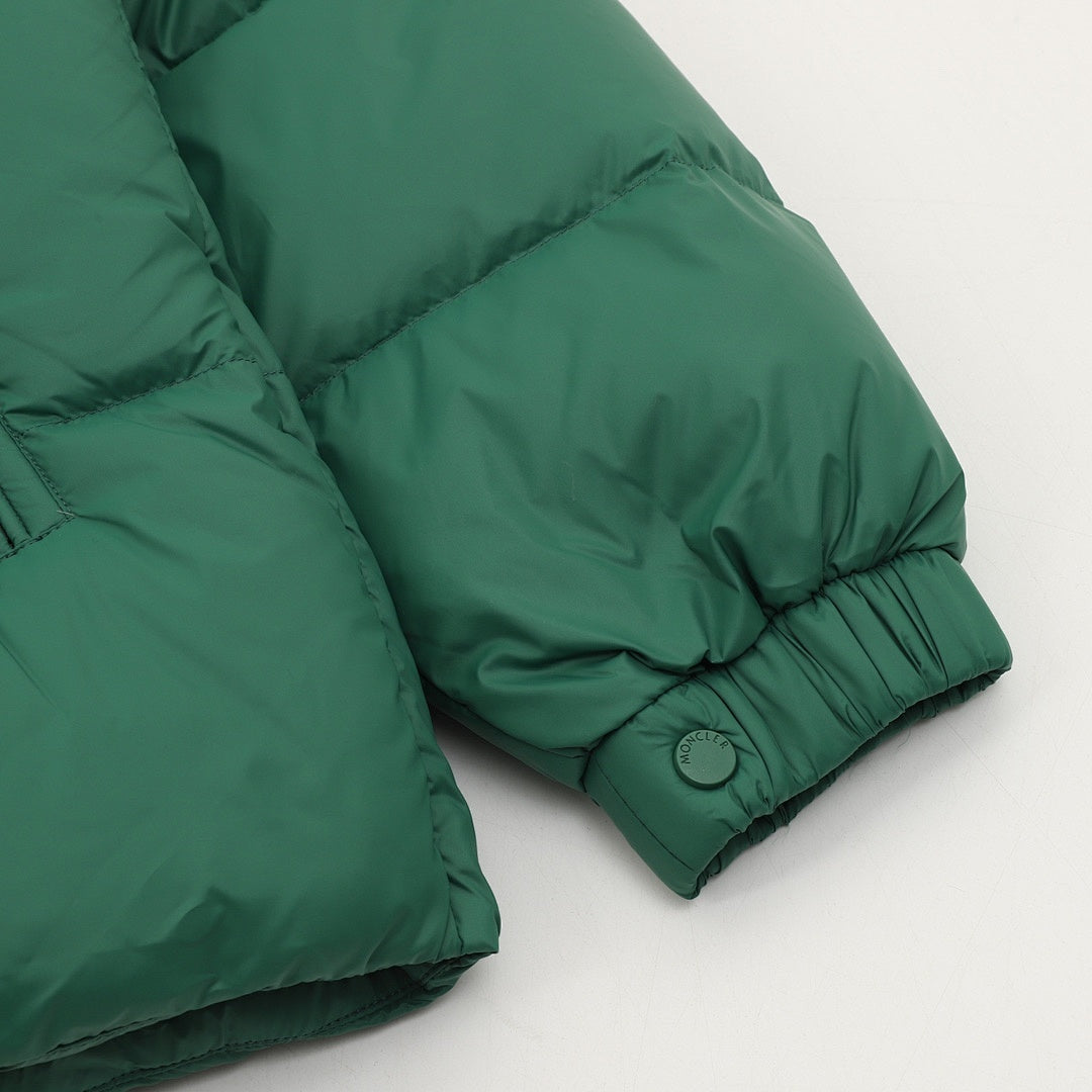 Moncler Citala Stand-Collar Down Jacket - Green - detail 3