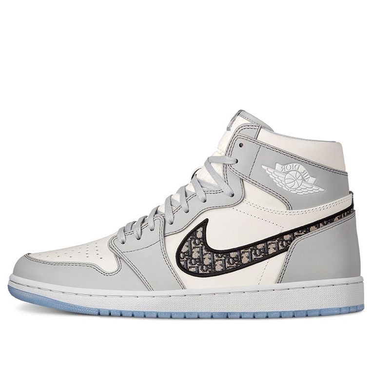 Air Jordan 1 High OG x Dior White Wolf Grey