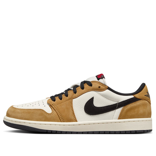 Air Jordan 1 Low OG Rookie of the Year Wheat Gold Sneakers