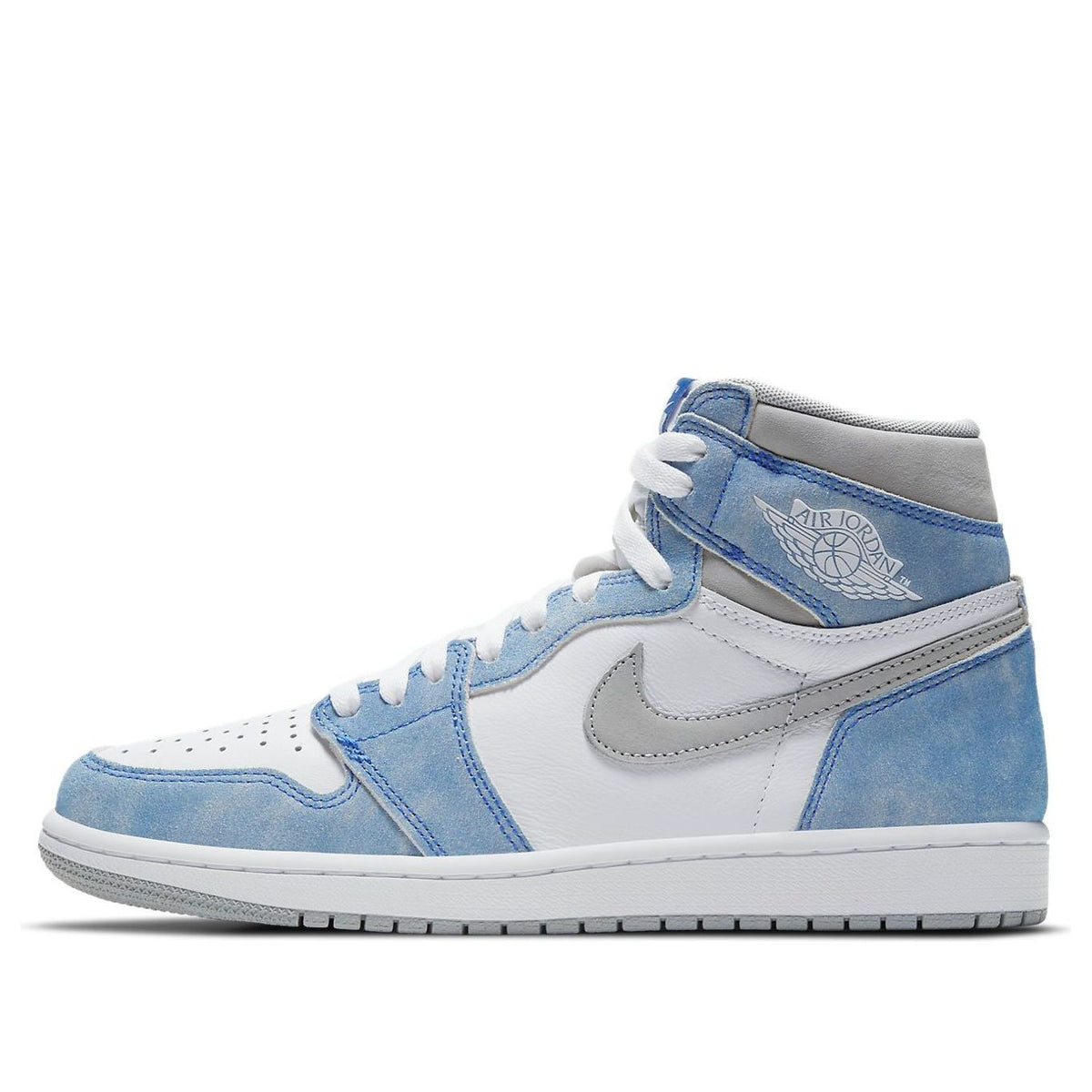 Air Jordan 1 Retro High OG Hyper Royal Light Smoke Grey Sneakers