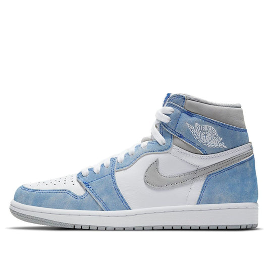 Air Jordan 1 Retro High OG Hyper Royal Light Smoke Grey Sneakers
