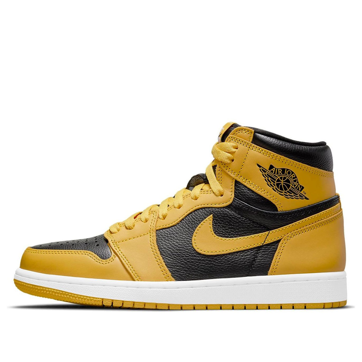 Air Jordan 1 Retro High OG Pollen Sneakers - Yellow and Black