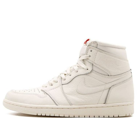 Air Jordan 1 Retro High OG Sail Triple White Sneakers
