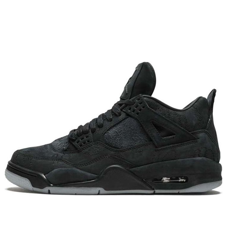KAWS x Air Jordan 4 Retro Black Sneakers