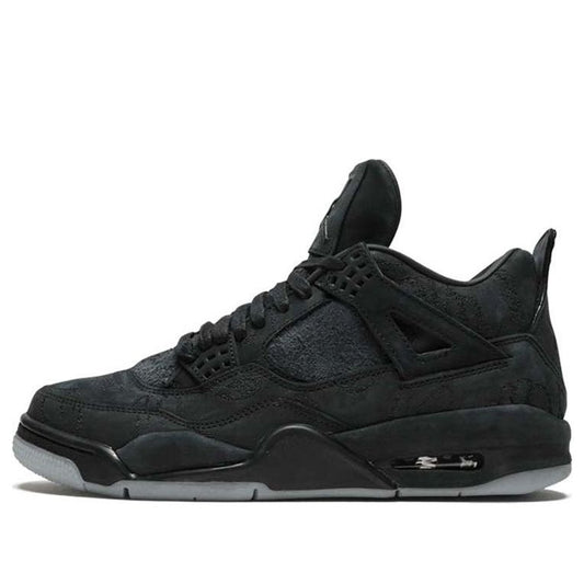 KAWS x Air Jordan 4 Retro Black Sneakers