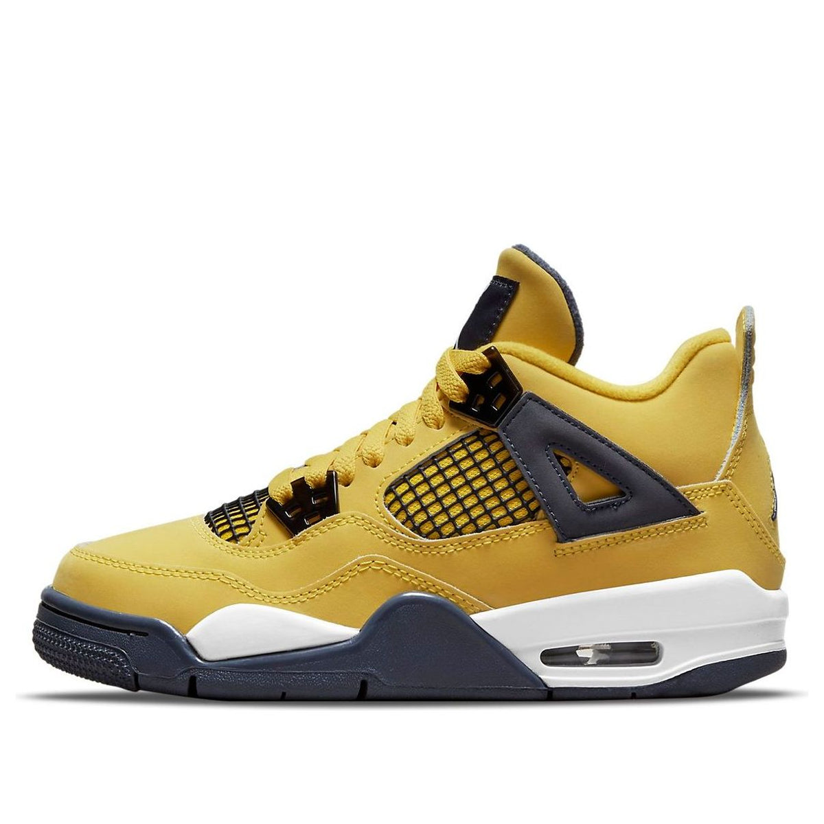 Big Kids Air Jordan 4 Retro Lightning 2021 Sneakers