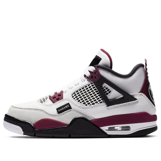 Big Kids PSG x Air Jordan 4 Retro Bordeaux Sneakers