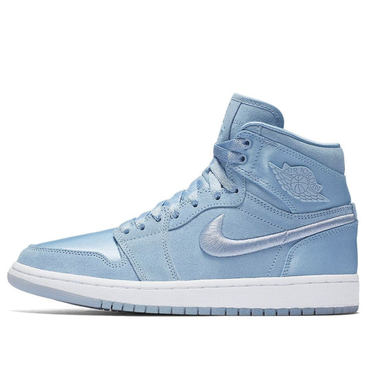 Air Jordan 1 Retro High Season of Her Hydrogen Blue Women's Suede Sneakers