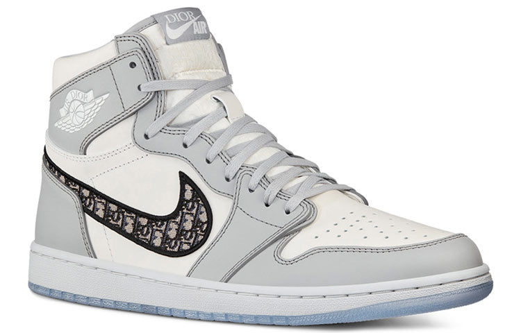 Air Jordan 1 High OG x Dior White Wolf Grey
