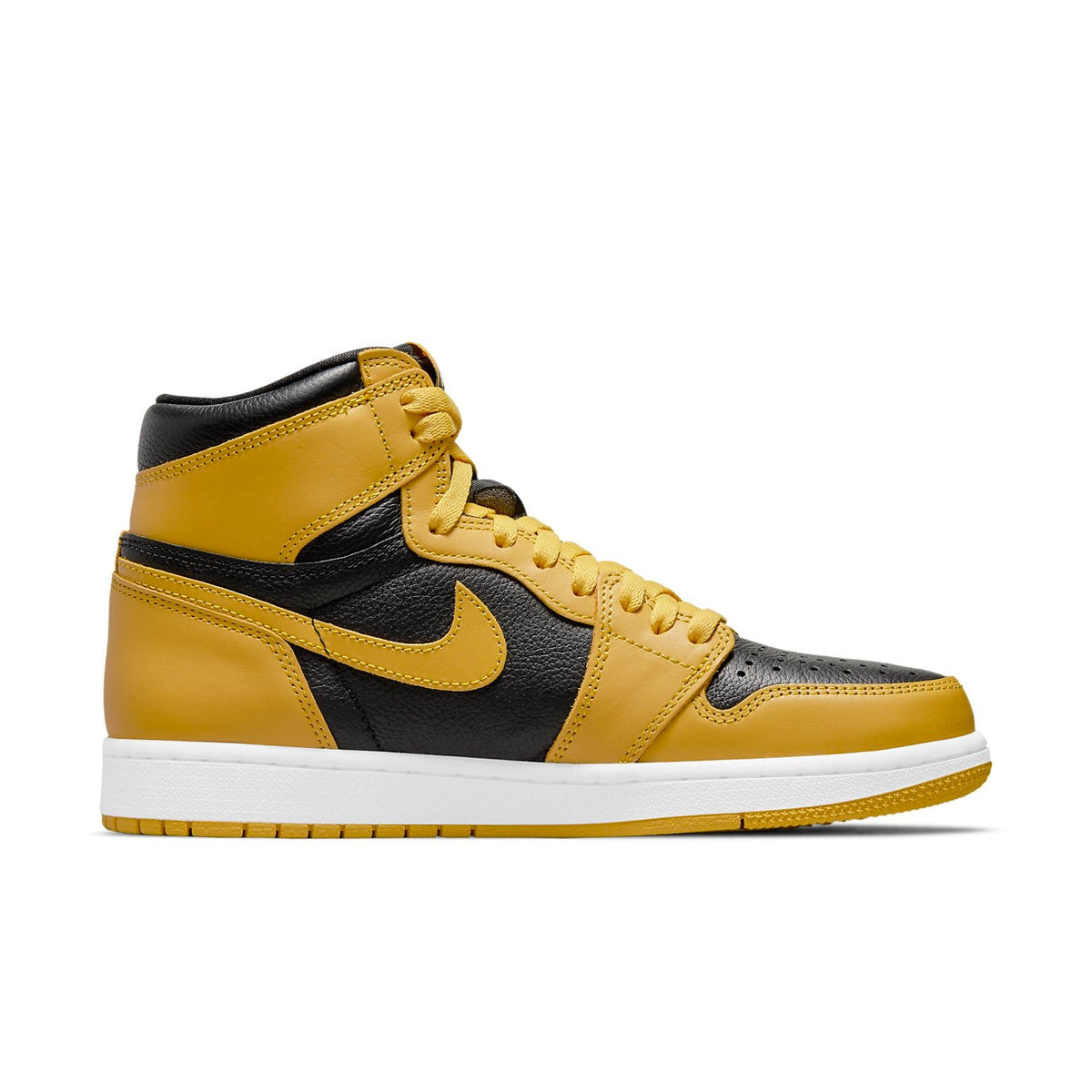 Air Jordan 1 Retro High OG Pollen Sneakers - Yellow and Black