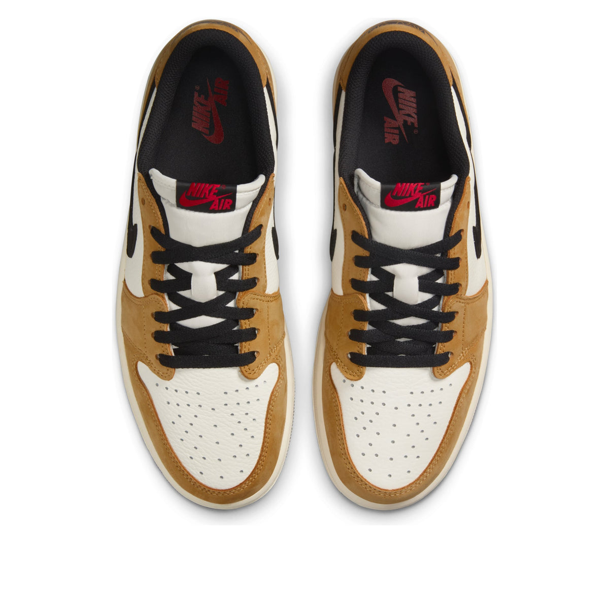 Air Jordan 1 Low OG Rookie of the Year Wheat Gold Sneakers