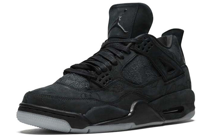 KAWS x Air Jordan 4 Retro Black Sneakers