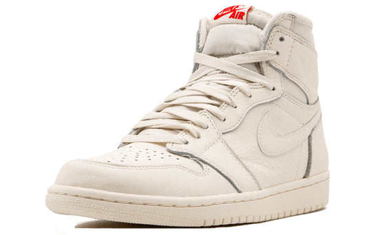 Air Jordan 1 Retro High OG Sail Triple White Sneakers