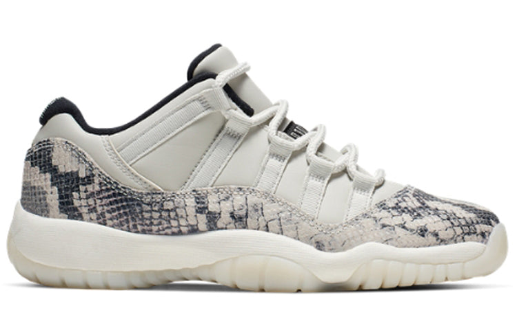Nike Air Jordan 11 Retro Low Light Bone Snakeskin GS