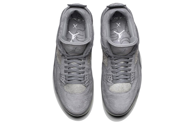 KAWS x Air Jordan 4 Retro Cool Grey Sneakers