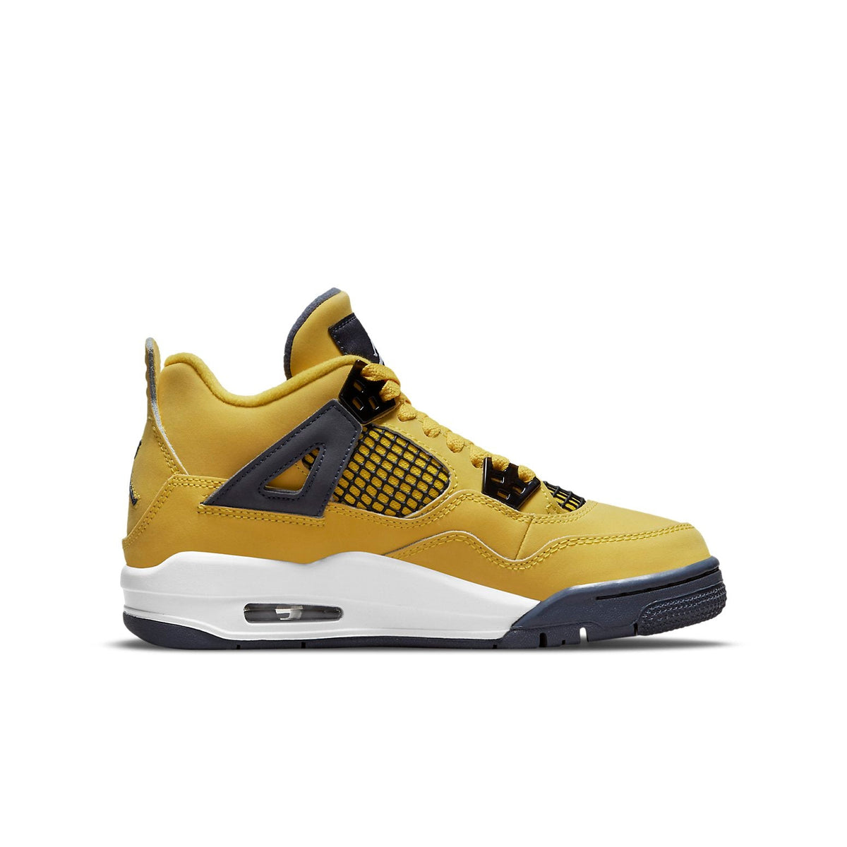 Big Kids Air Jordan 4 Retro Lightning 2021 Sneakers
