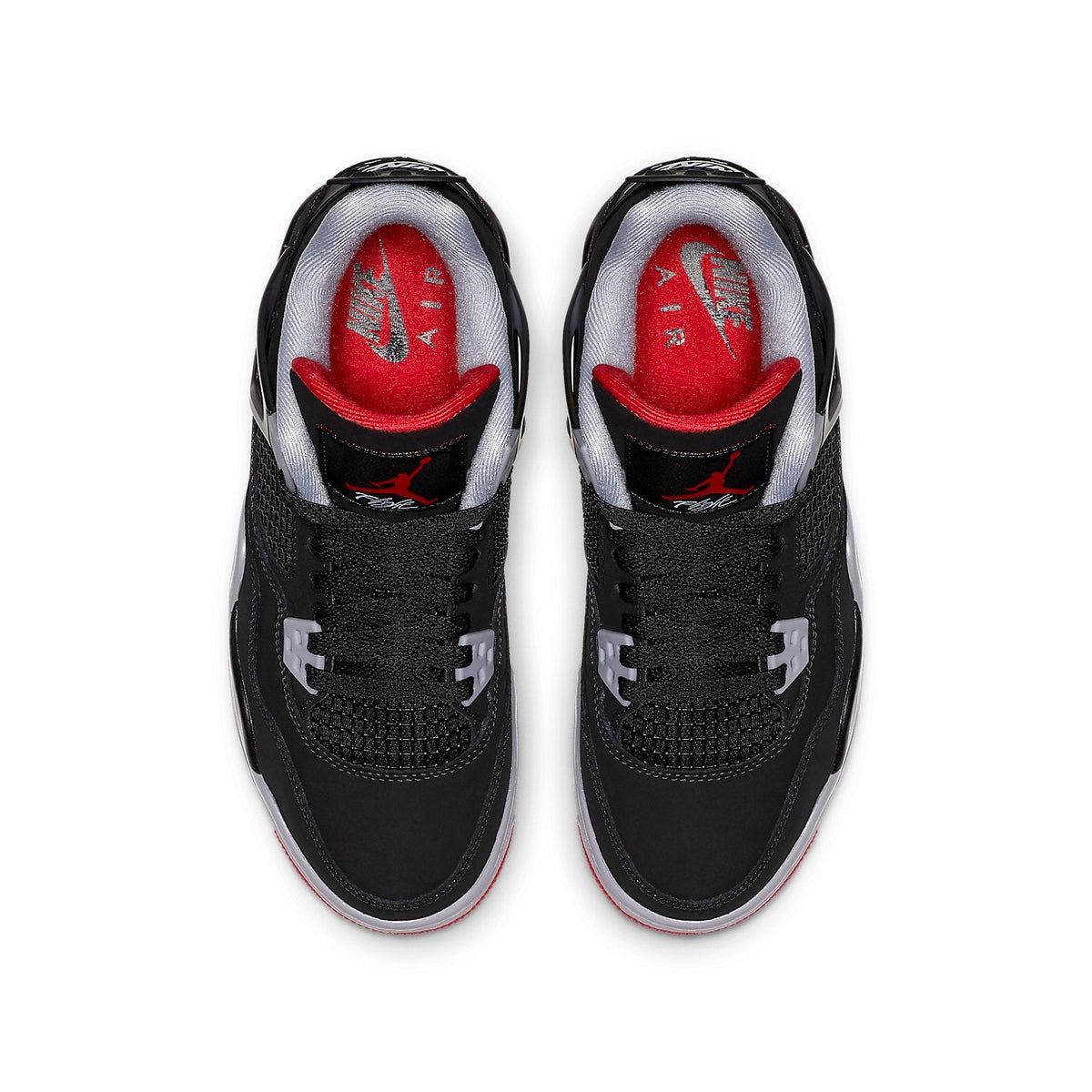 Big Kids Air Jordan 4 Retro OG Bred 2019 Sneakers