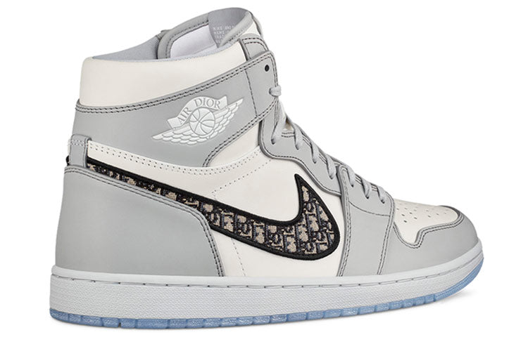 Air Jordan 1 High OG x Dior White Wolf Grey