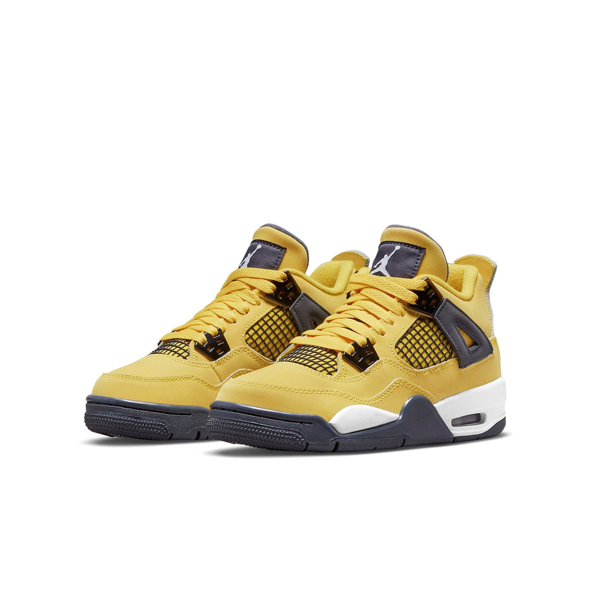Big Kids Air Jordan 4 Retro Lightning 2021 Sneakers