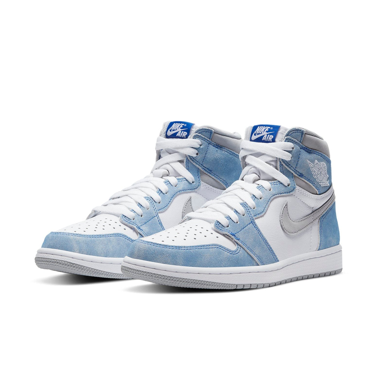 Air Jordan 1 Retro High OG Hyper Royal Light Smoke Grey Sneakers