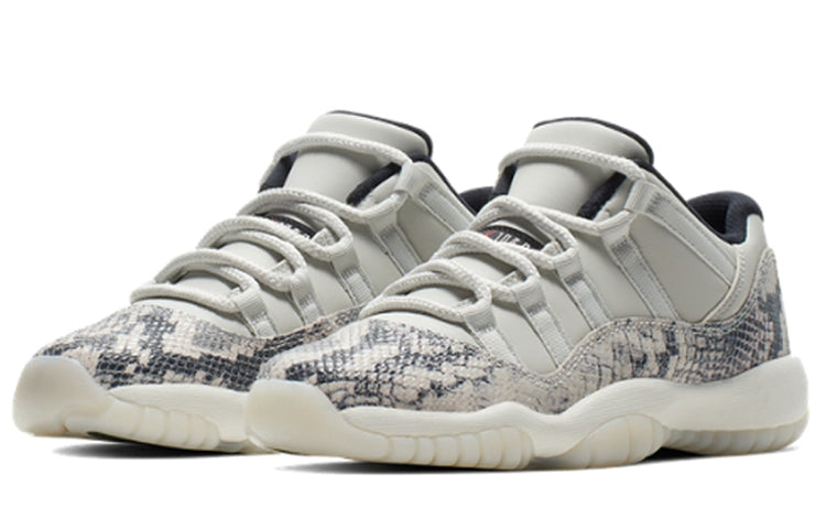 Nike Air Jordan 11 Retro Low Light Bone Snakeskin GS