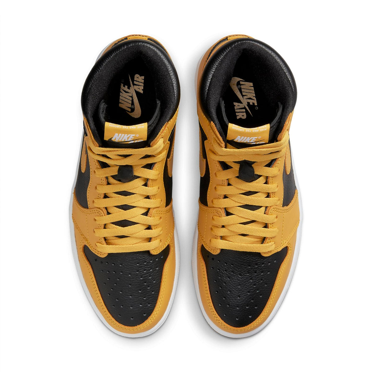 Air Jordan 1 Retro High OG Pollen Sneakers - Yellow and Black