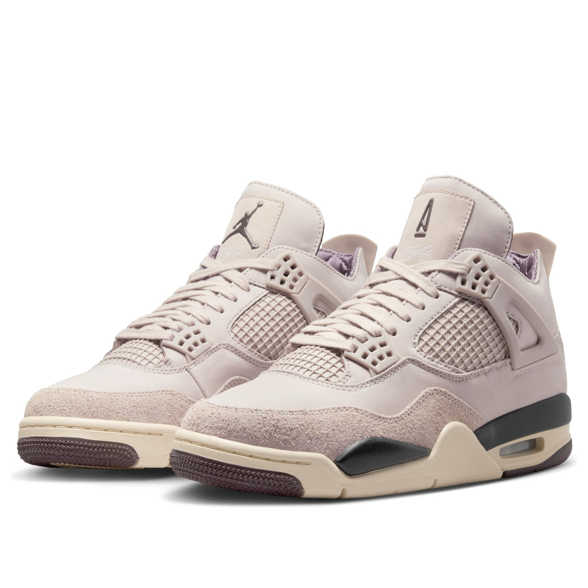 Women's A Ma Maniere x Air Jordan 4 Fossil Stone Sneakers