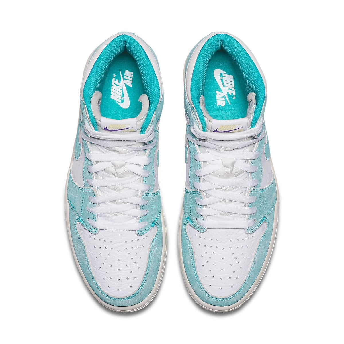 Air Jordan 1 Retro High OG Turbo Green Suede Sneakers