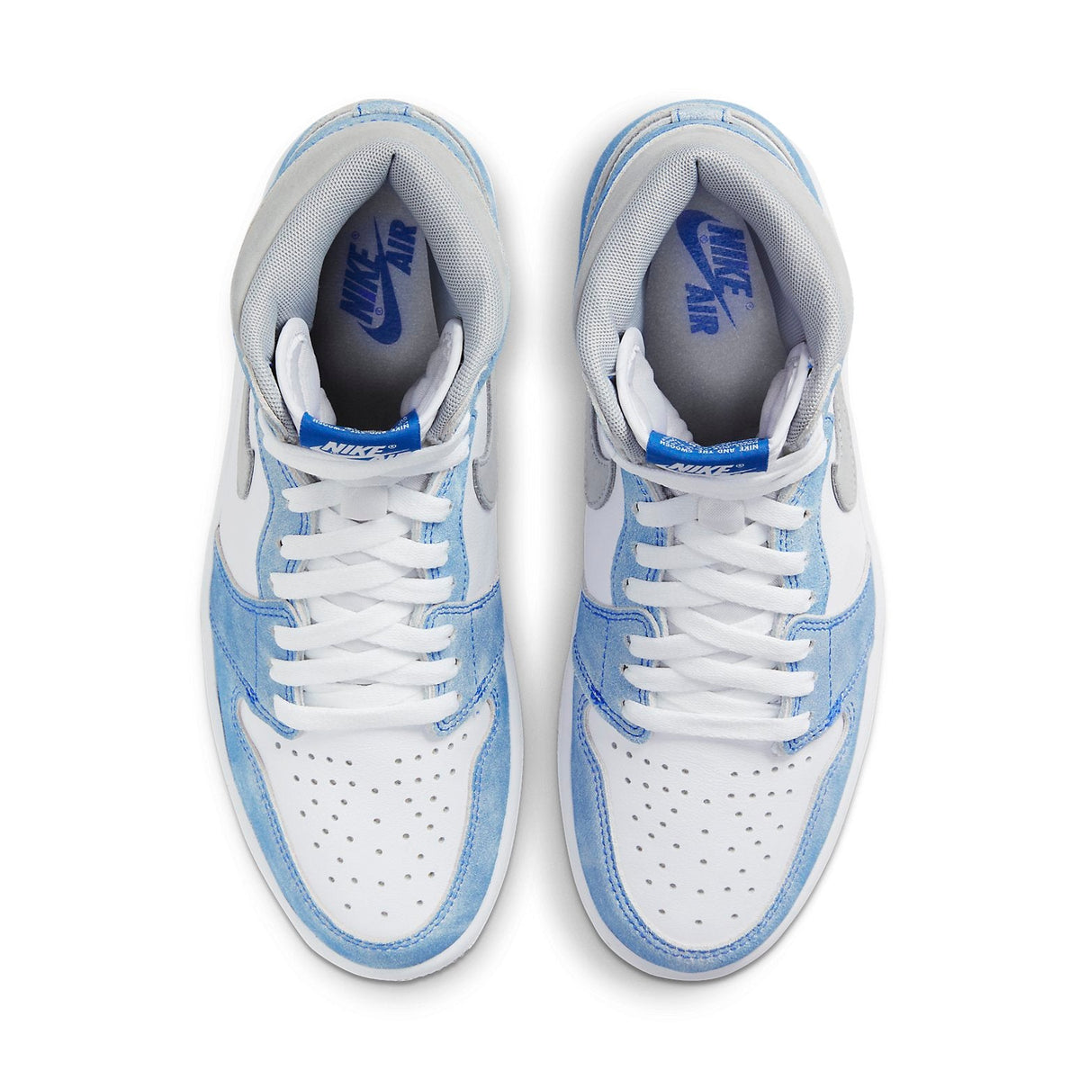 Air Jordan 1 Retro High OG Hyper Royal Light Smoke Grey Sneakers