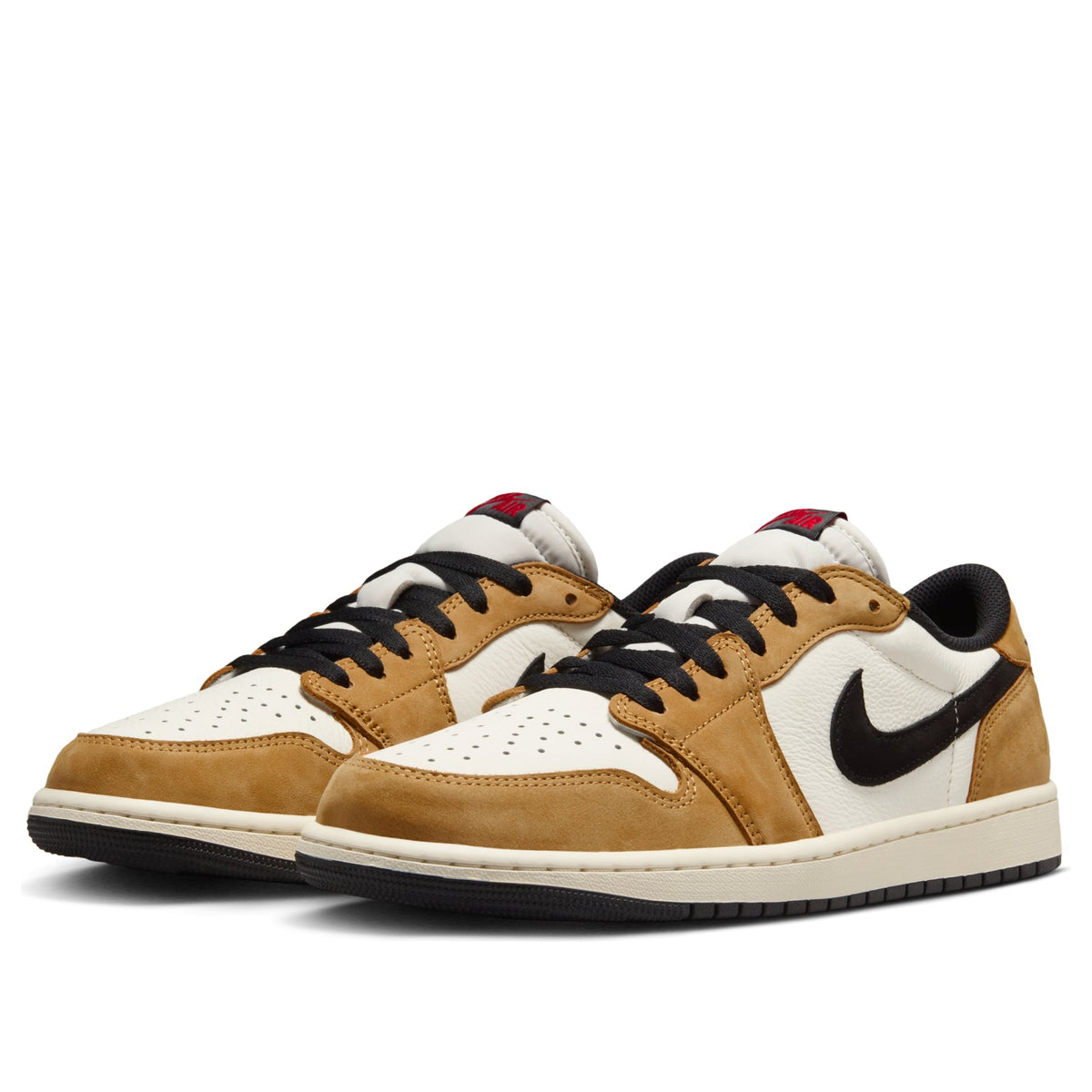 Air Jordan 1 Low OG Rookie of the Year Wheat Gold Sneakers