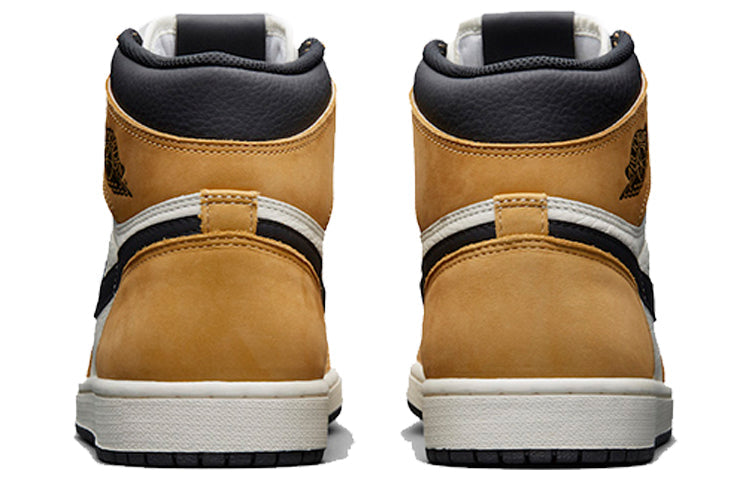 Air Jordan 1 Retro High OG Rookie of the Year Wheat Gold Sneakers