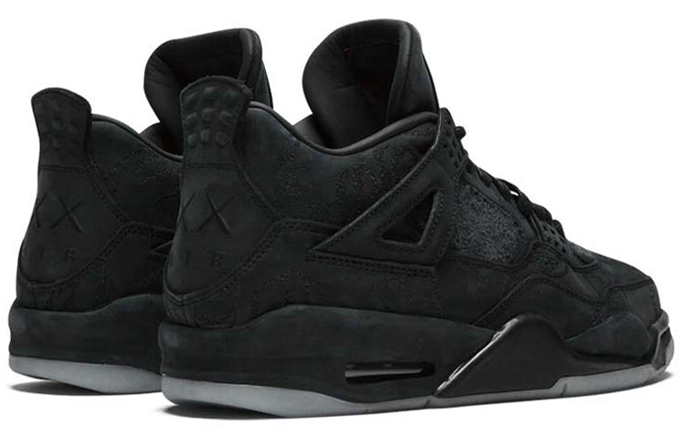 KAWS x Air Jordan 4 Retro Black Sneakers