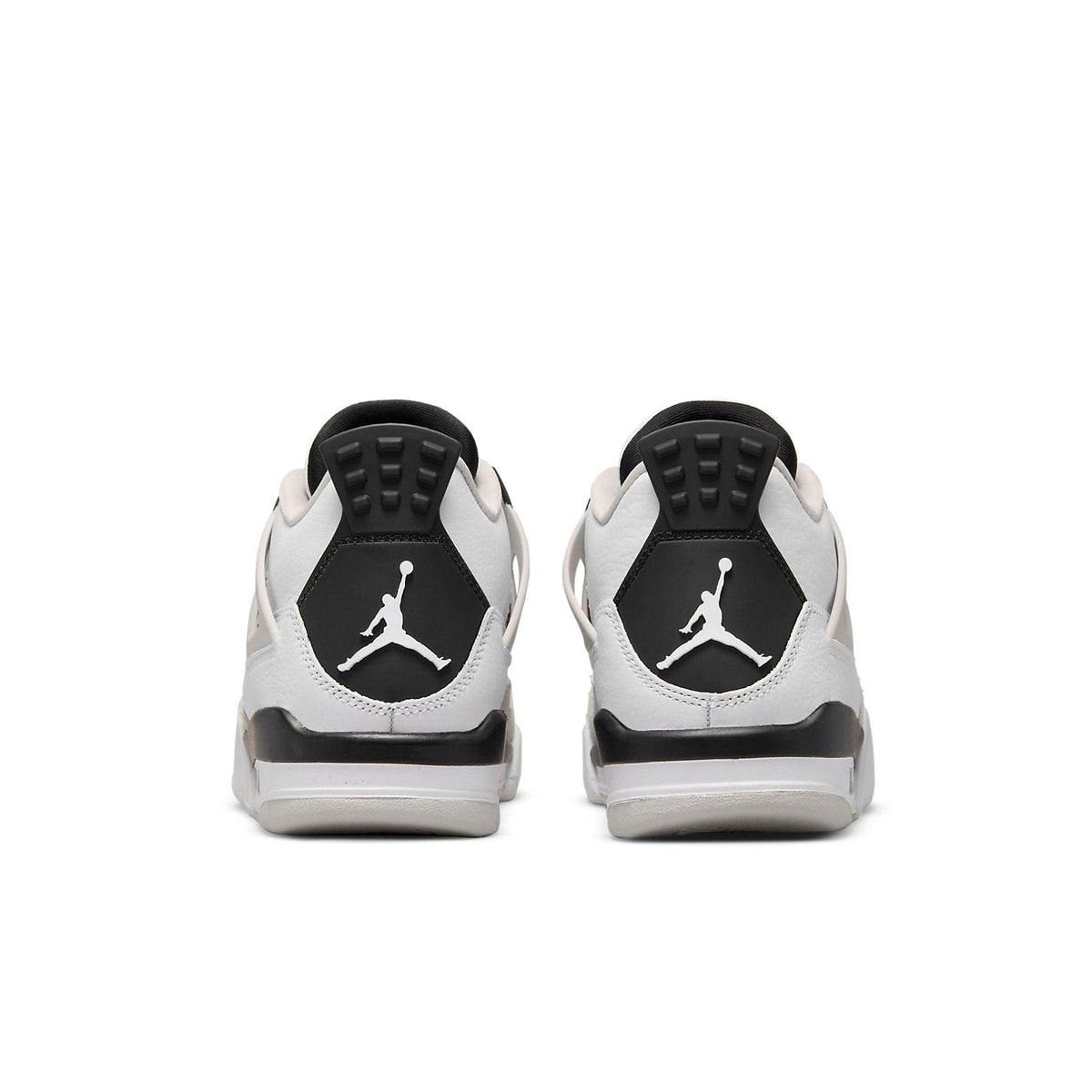 Big Kids Air Jordan 4 Retro Military Black Sneakers