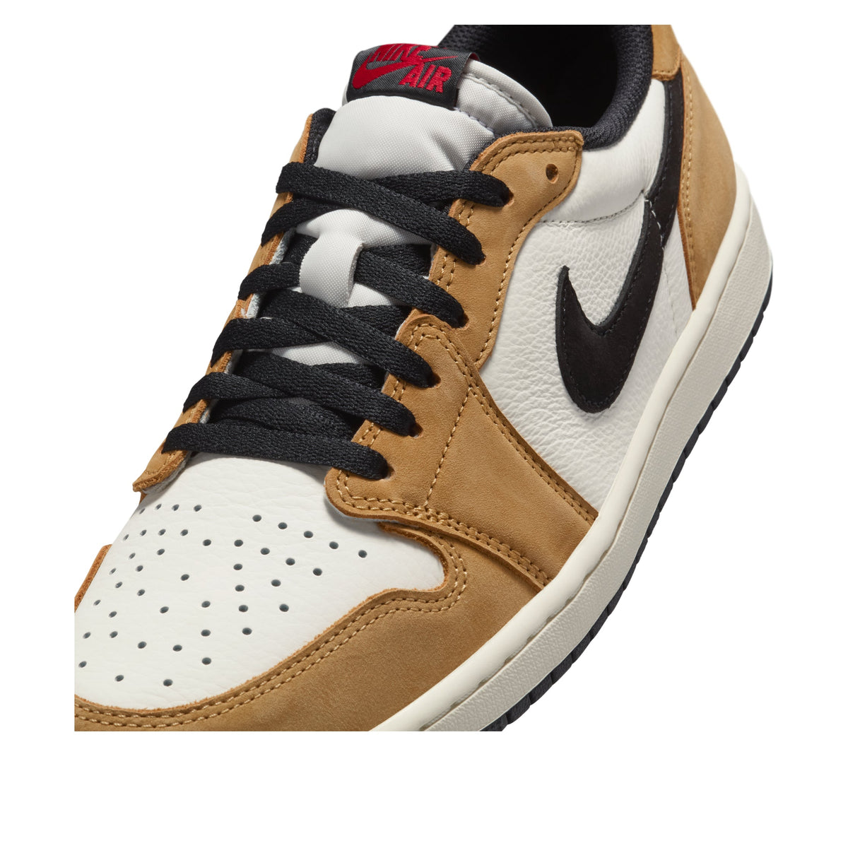 Air Jordan 1 Low OG Rookie of the Year Wheat Gold Sneakers