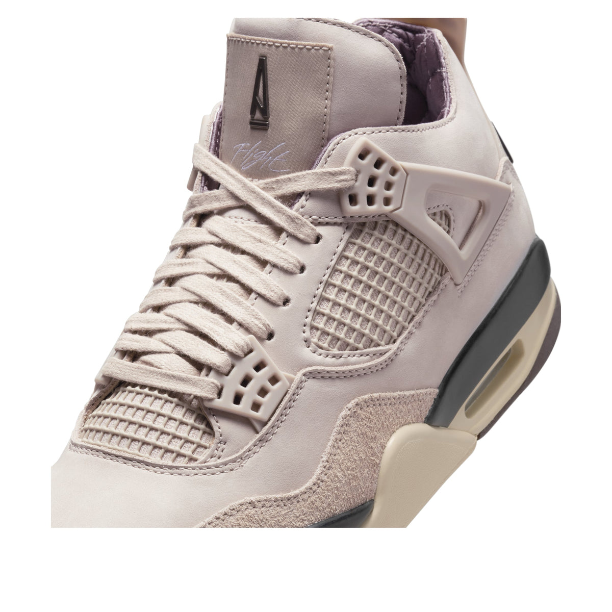 Women's A Ma Maniere x Air Jordan 4 Fossil Stone Sneakers