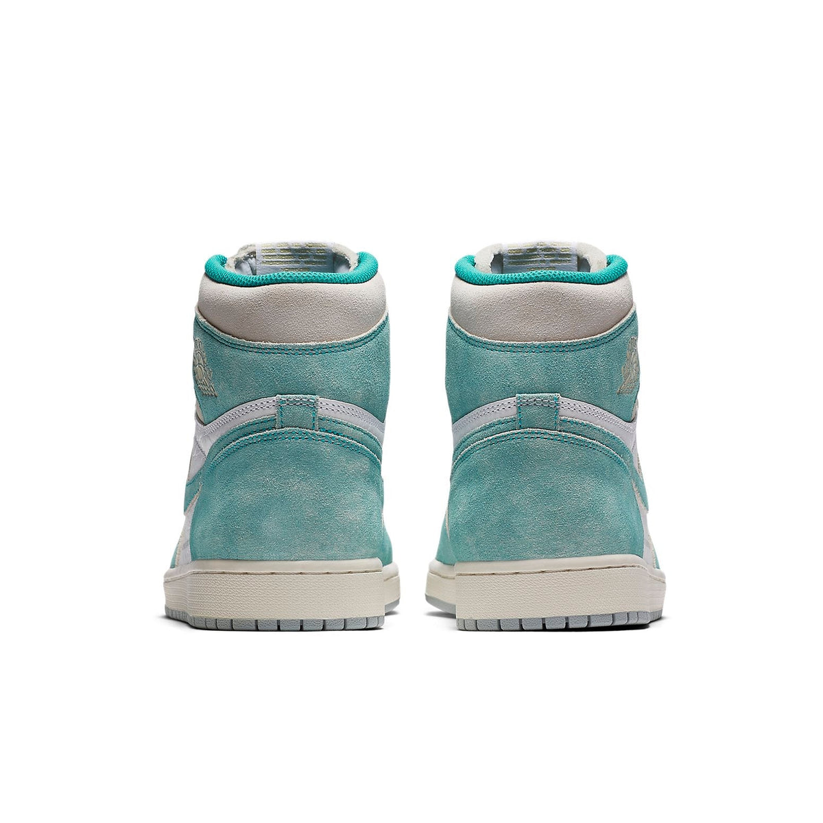 Air Jordan 1 Retro High OG Turbo Green Suede Sneakers
