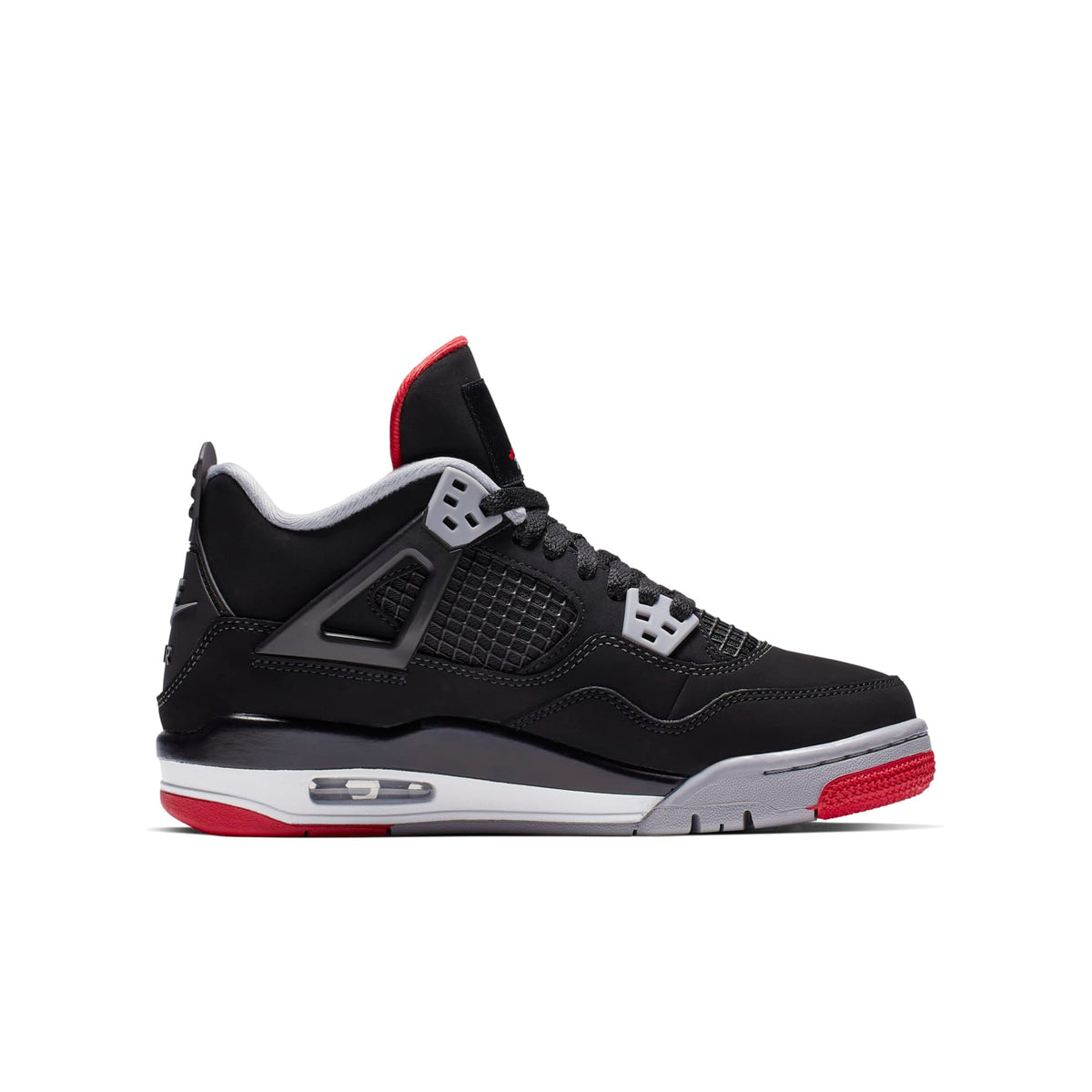 Big Kids Air Jordan 4 Retro OG Bred 2019 Sneakers