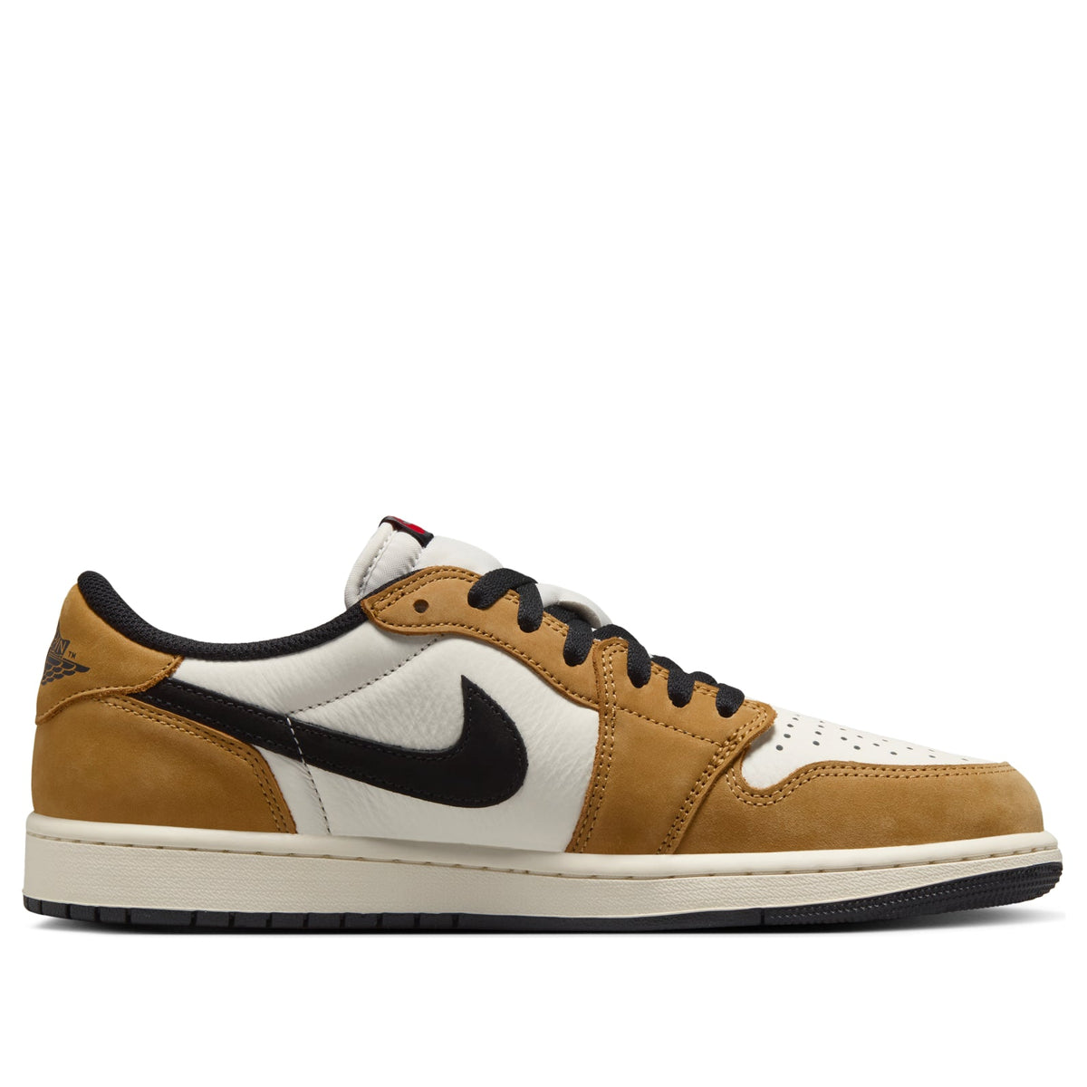 Air Jordan 1 Low OG Rookie of the Year Wheat Gold Sneakers