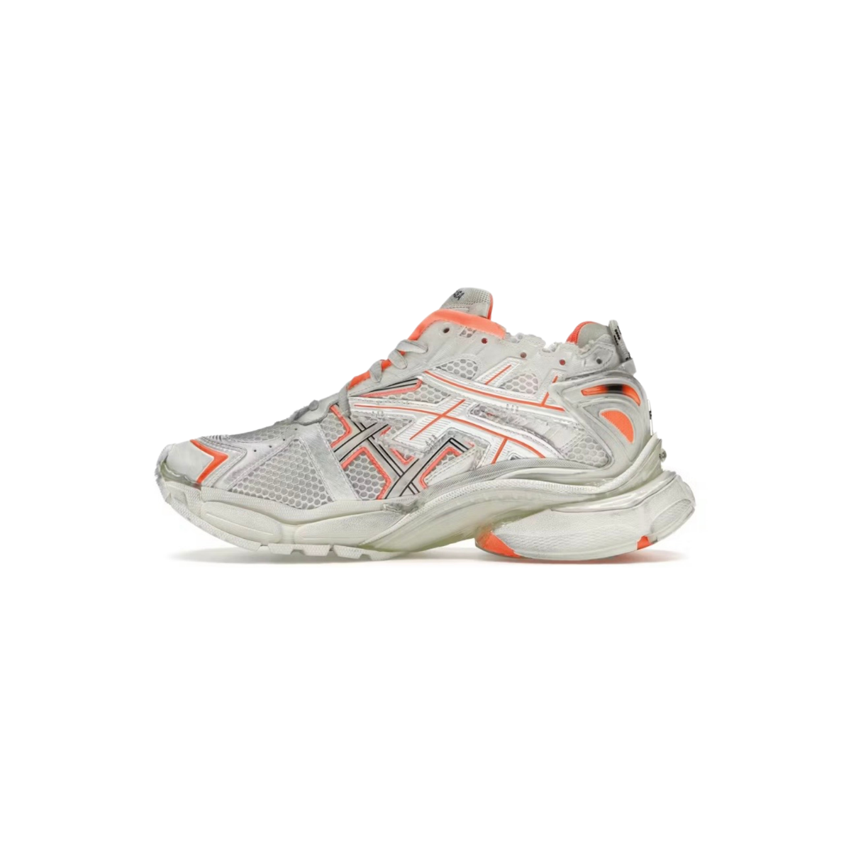 Balenciaga Runner White Silver Orange--Understated Luxury Wear
