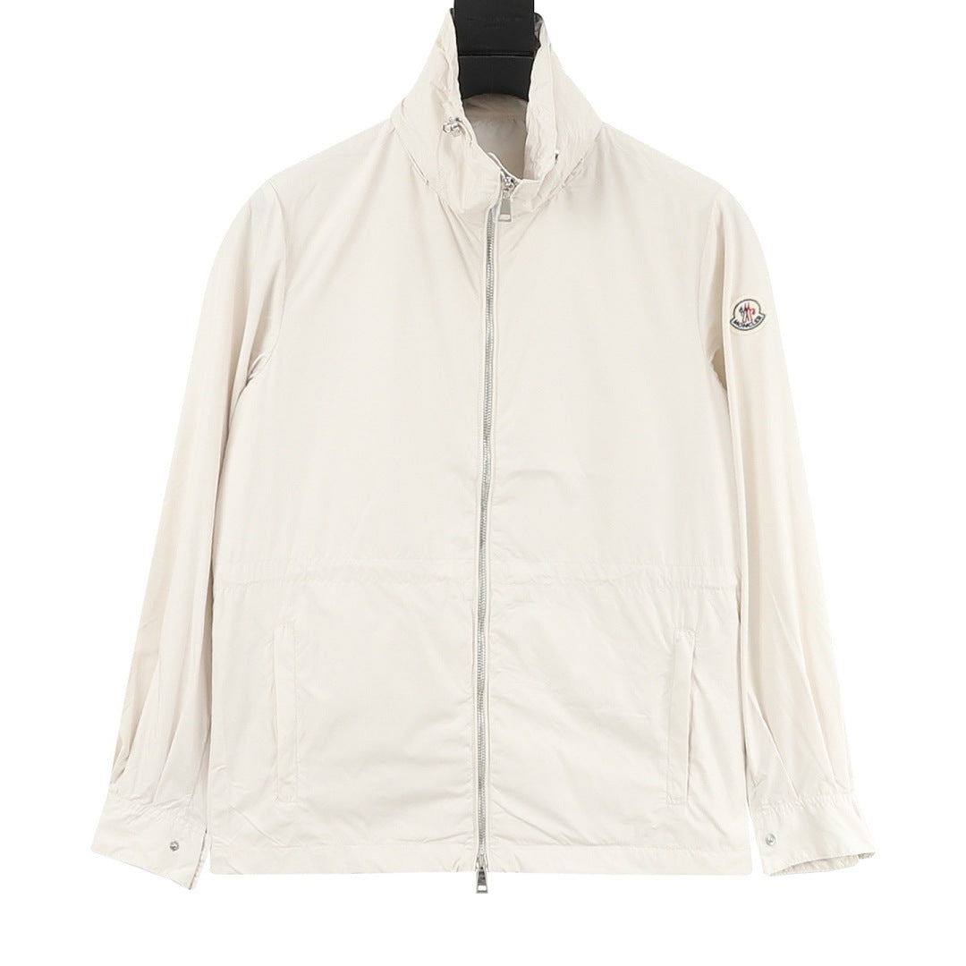 Moncler Enette Hooded Short Zip Jacket – Unisex, Cream
