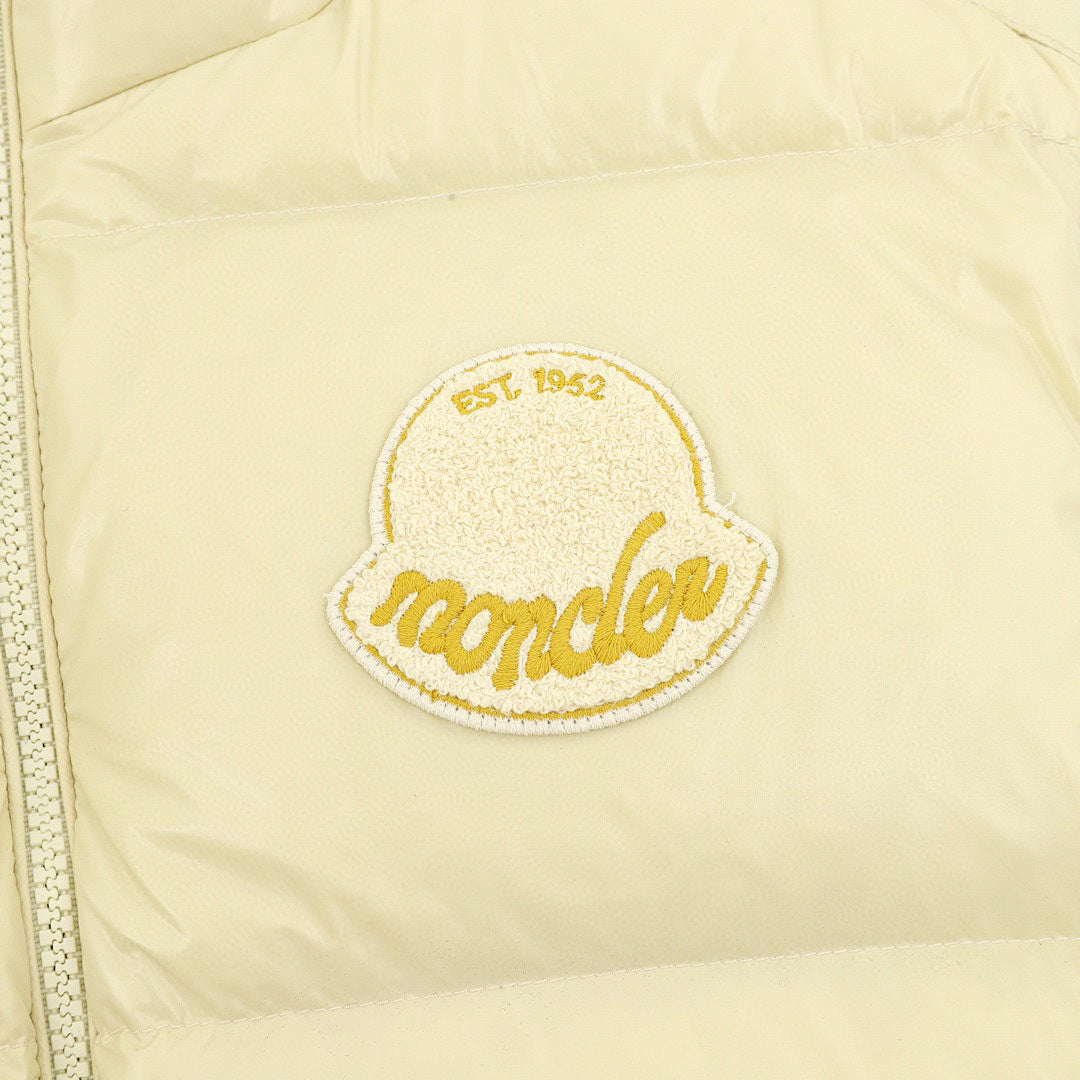 Moncler Lipsi Stand-Collar Down Vest - Pale Yellow - detail 2