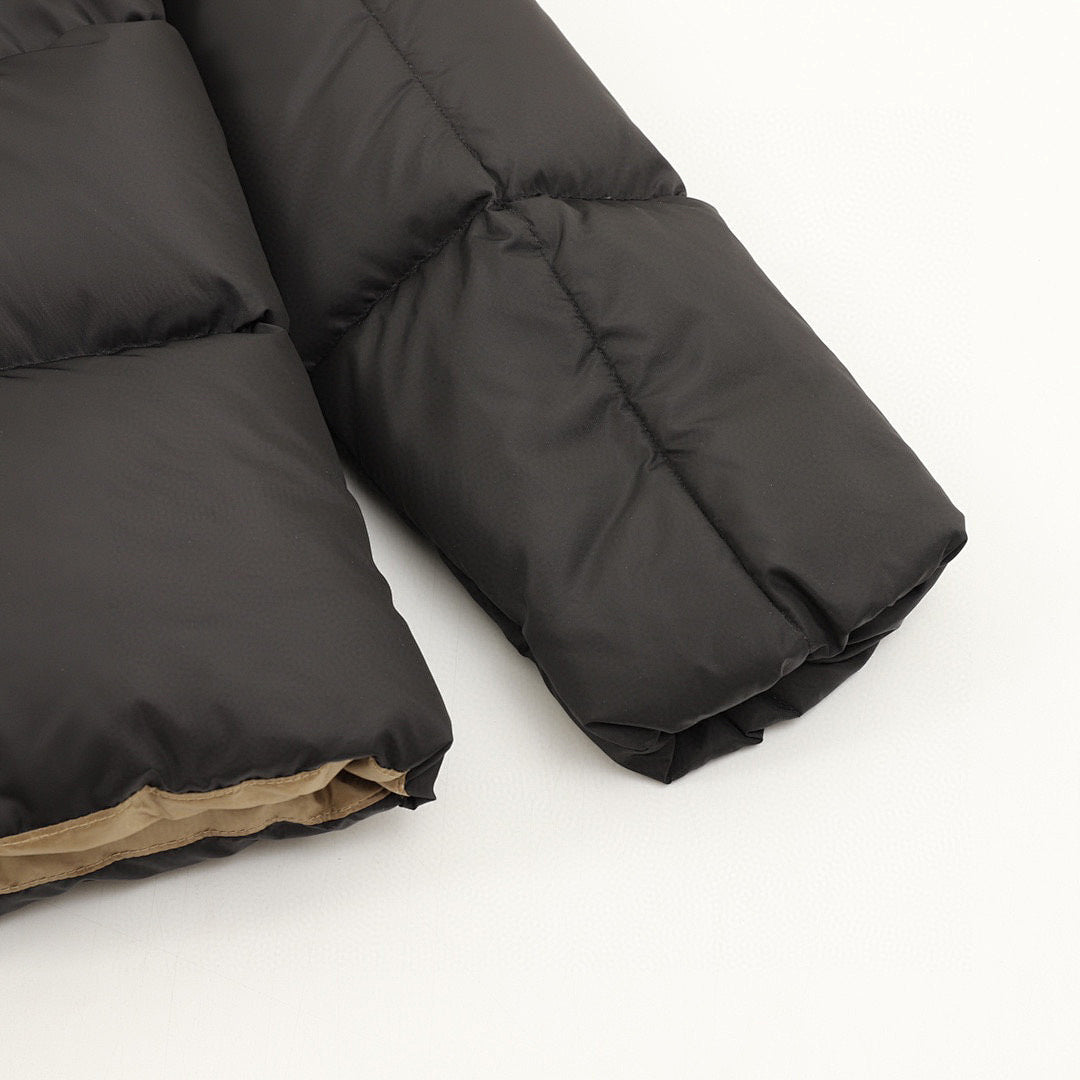 Moncler Agneux Women's Fitted Hooded Down Jacket - Black - detail 2
