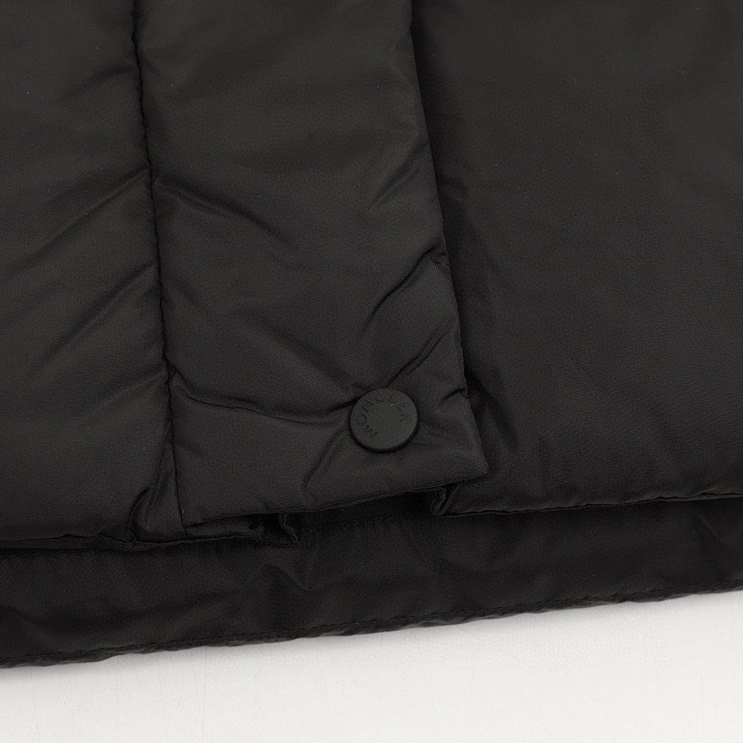 Moncler Brasseurs Women's Wide-Collar Down Jacket - Black - detail 3