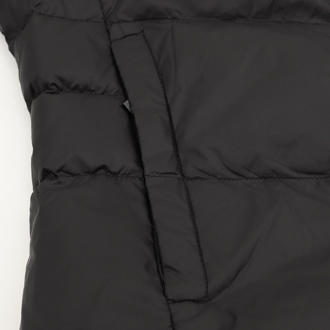 Moncler Women's Chevron-Panel Knit Cardigan - Black - detail 3