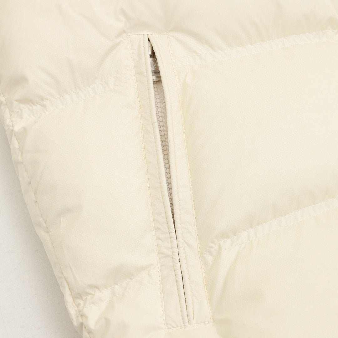 Moncler Tricolor-Stripe Down Jacket - Ivory - detail 2