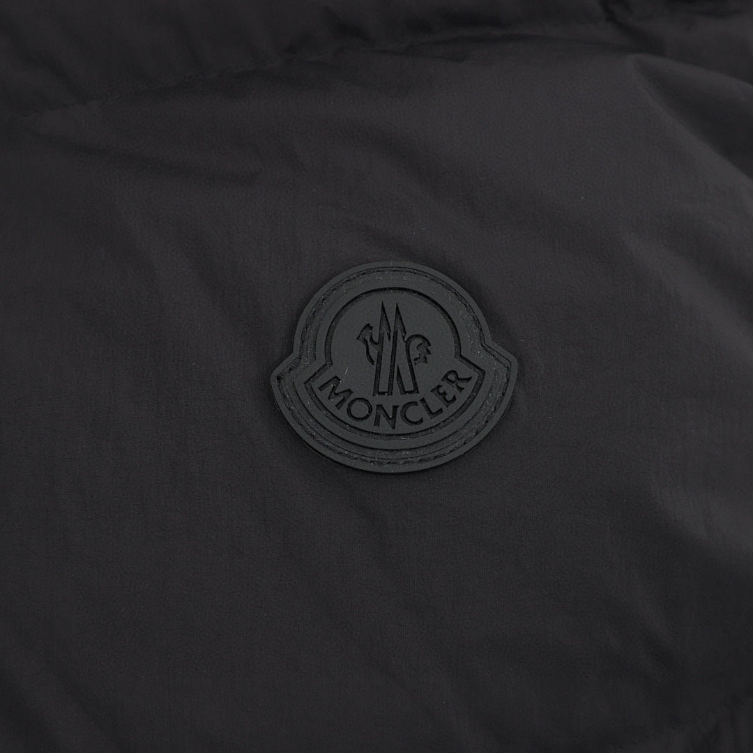 Moncler Black-Badge Hooded Down Vest - Black - detail 2