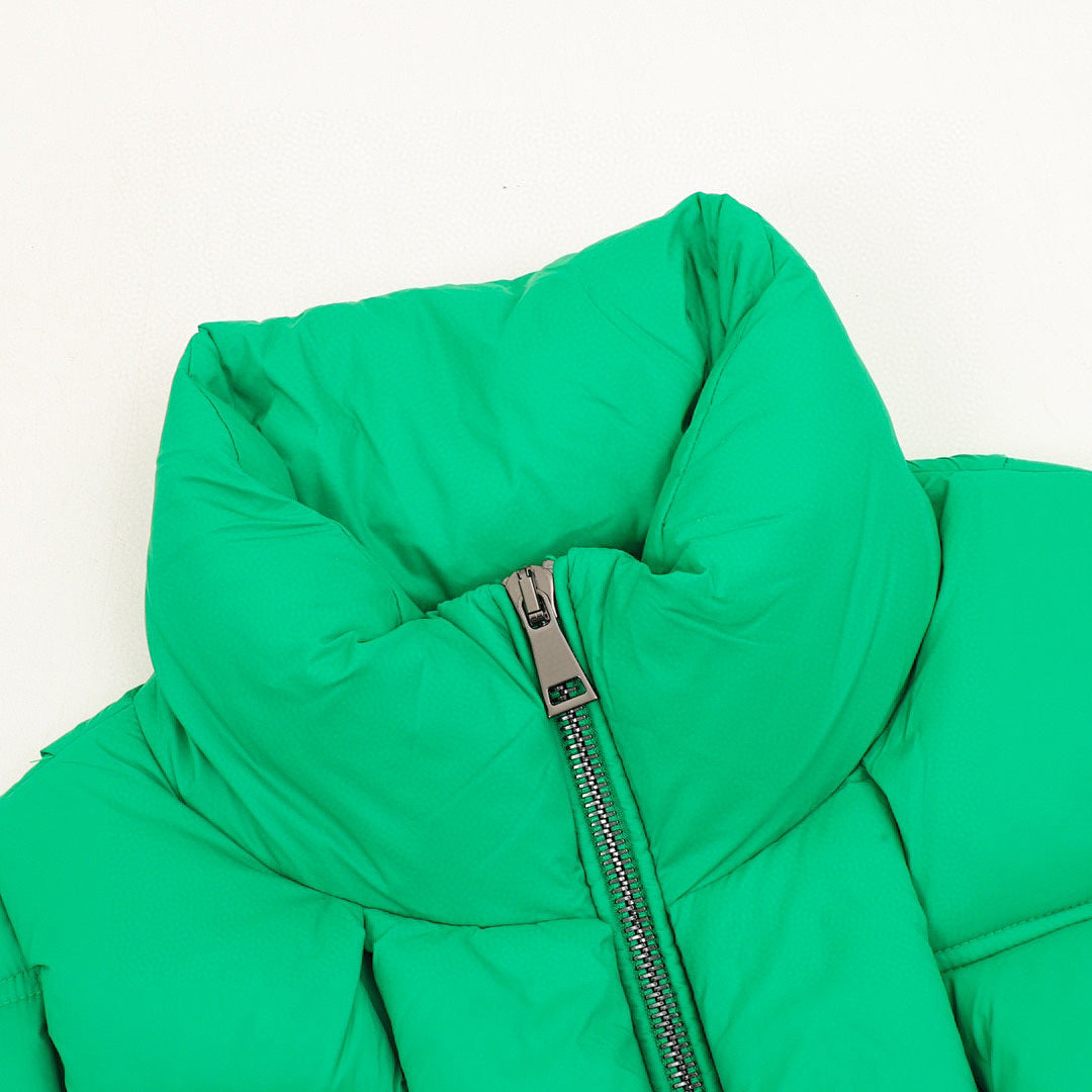 Moncler Woven-Panel Padded Vest - Green - detail 1